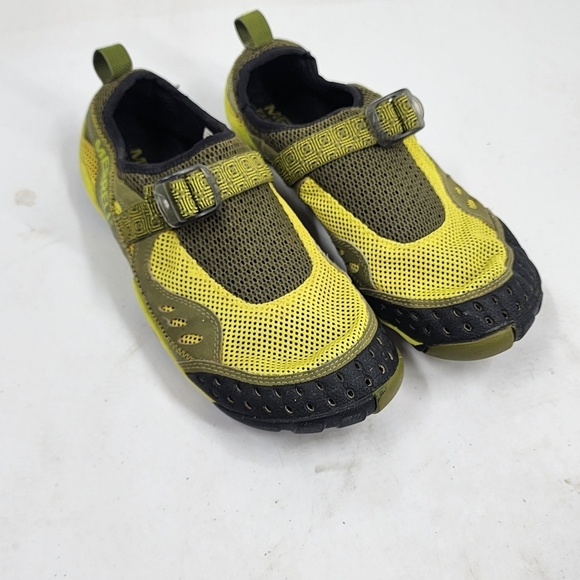 MERRELL Men’s Barefoot Rapid Glove Laceless Moss/Lime 8 - Picture 3 of 9